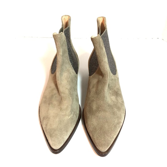 AGL Taupe Suede Chelsea Ankle Boots - 36 - Picture 3 of 9